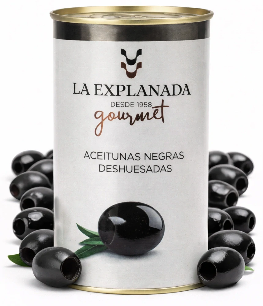 La Explanada Gourmet Aceitunas Negras 350 g černé bez pecky