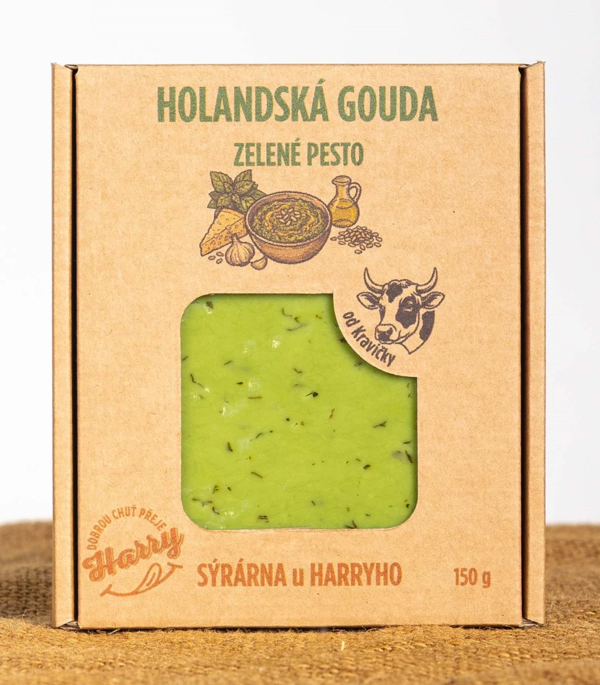 Gouda Zelené pesto v Dárkové krabičce