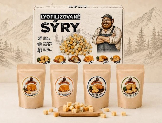 Gift Box De luxe od Harryho 4 sáčky křupavých sýrů