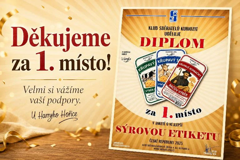1. Místo sýrová etiketa