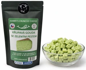 Křupavý sýr Gouda se Zeleným pestem 100g