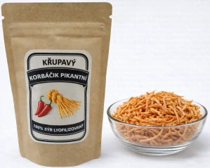 Křupavý sýr korbáčik pikantní 15g