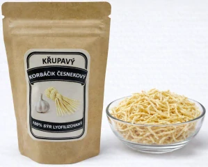Křupavý sýr korbáčik česnekový 15g