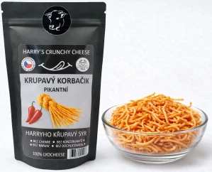 Křupavý sýr korbáčik pikantní 80g