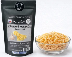 Křupavý sýr korbáčik česnekový 40g