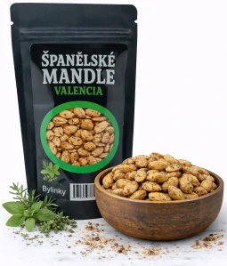 Pražené mandle Valencia bylinky 200g