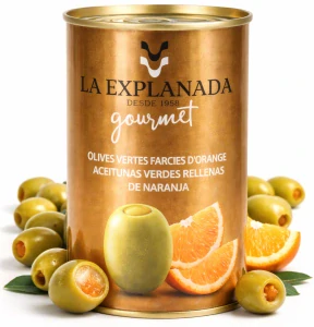 La Explanada Zelené olivy s pomerančovou pastou 280g