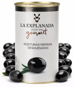 La Explanada Gourmet Aceitunas Negras 350 g černé bez pecky