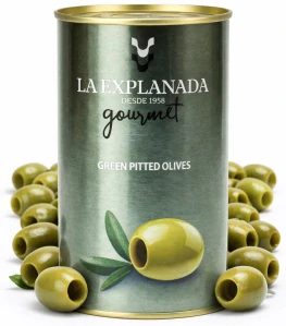 La Explanada Zelené olivy bez pecky 280g