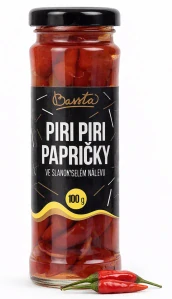 Bassta Piri Piri papričky v nálevu 100g