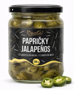 Bassta papričky jalapeňos ve slanokyselém nálevu 200 g