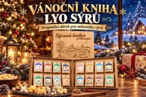 Vánoční kniha LYO sýrů 16ks