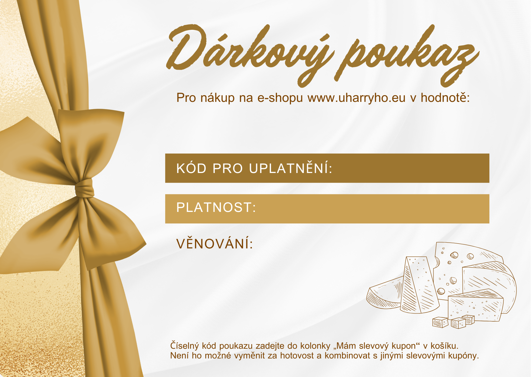 Dárkový poukaz pro každou příležitost