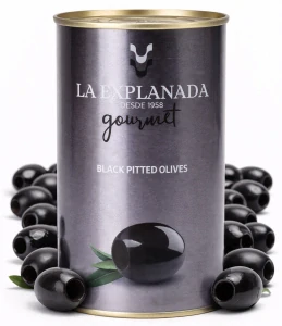 La Explanada Černé olivy bez pecky 280g