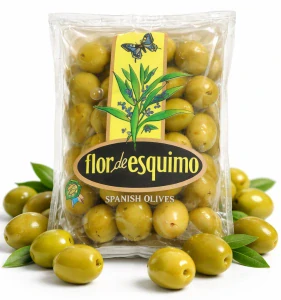 FLOR de ESQUIMO - olivy zelené bez pecky 180 g
