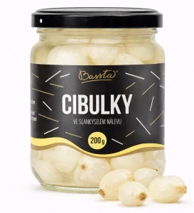 Cibulky ve slanokyselém nálevu 200 g