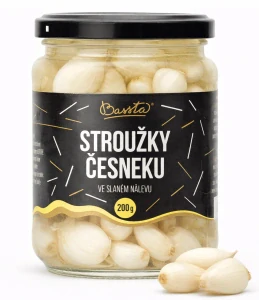 BASSTA - Česnek stroužky ve slanokyselém nálevu 200g