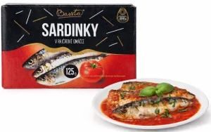 BASSTA - Sardinky v rajčatové omáčce 125g