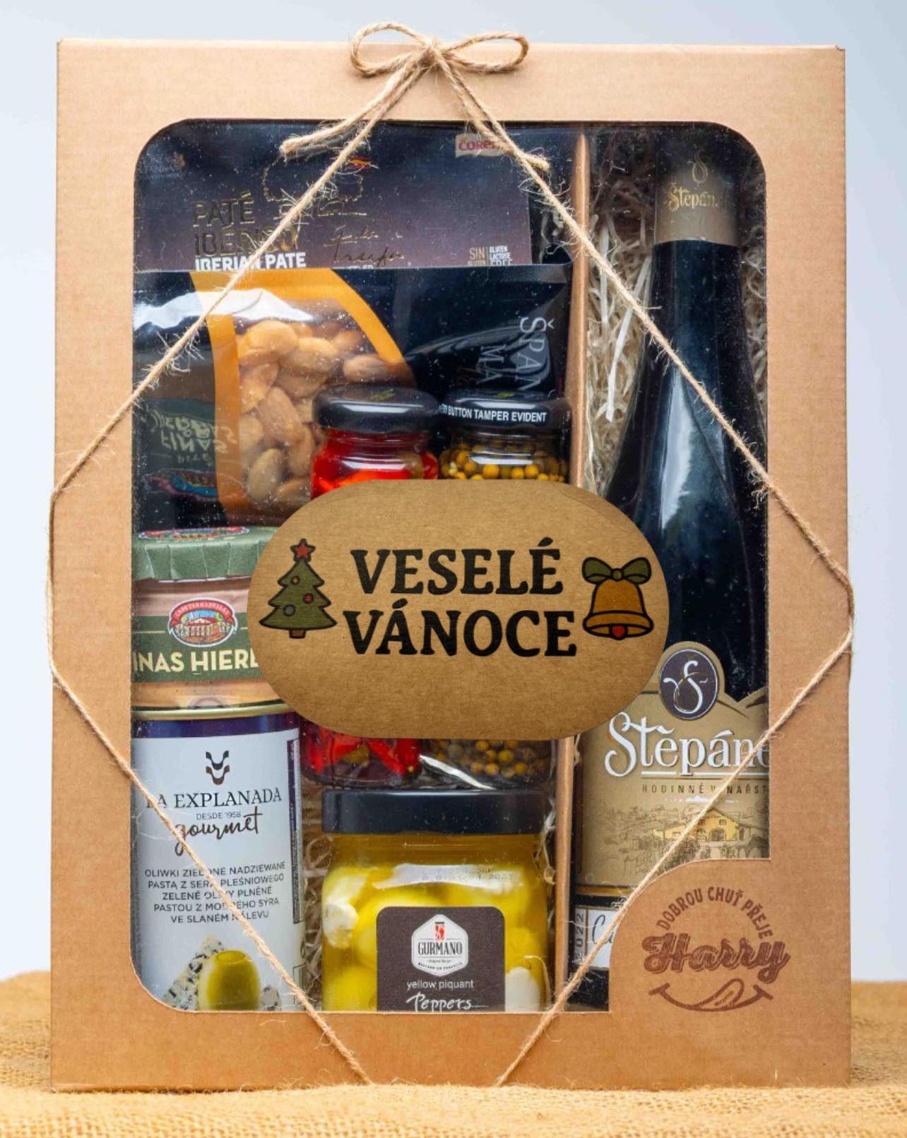 VELKÁ DÁRKOVÁ SADA s Červeným vínem veselé vánoce