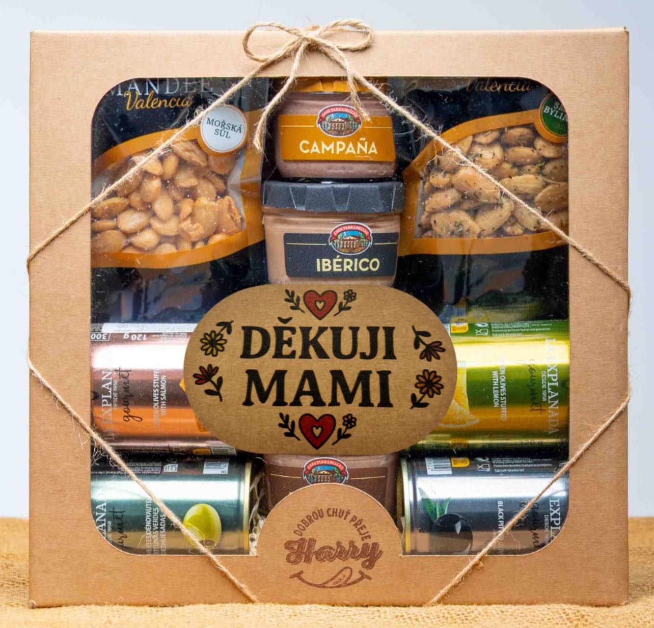 VELKÁ DÁRKOVÁ SADA OLIVY+PAŠTIKY+MANDLE děkuji mami