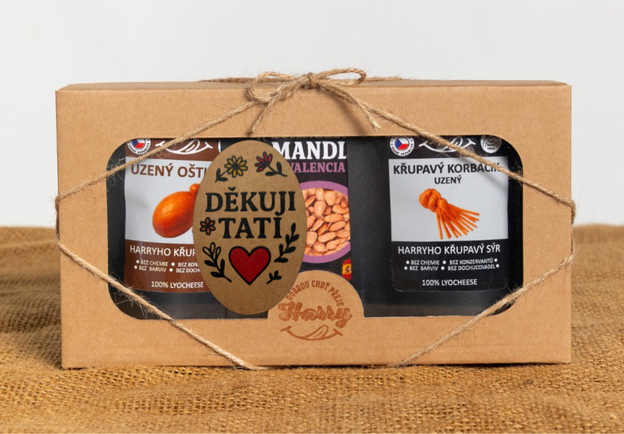 Křupavý uzený MIX 3ks děkuji tati