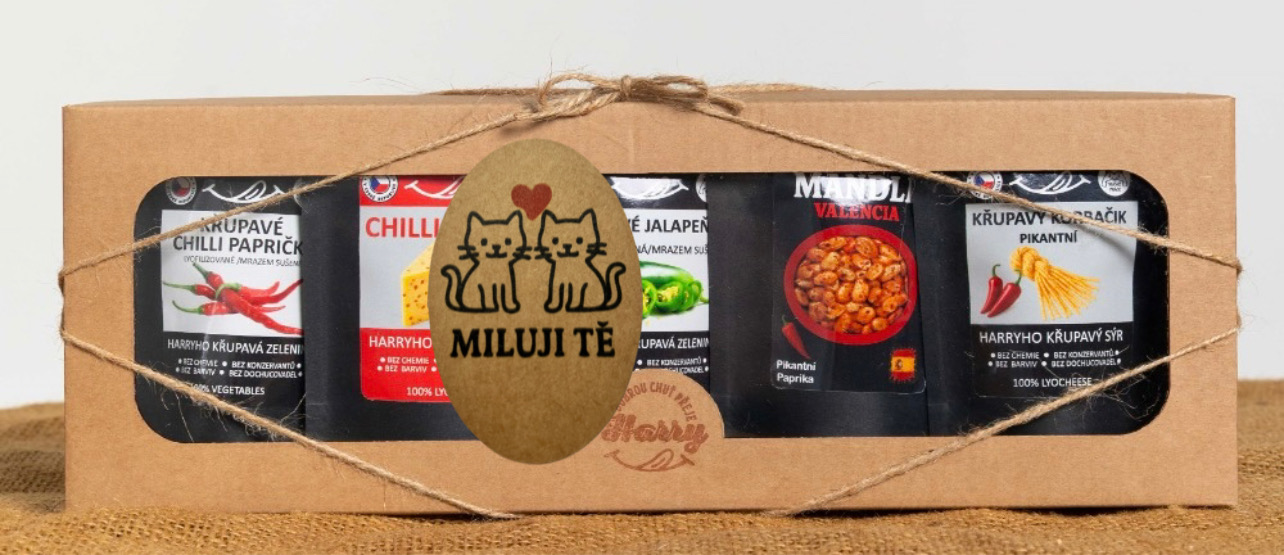 Křupavý Pikantní MIX 5ks miluji Tě