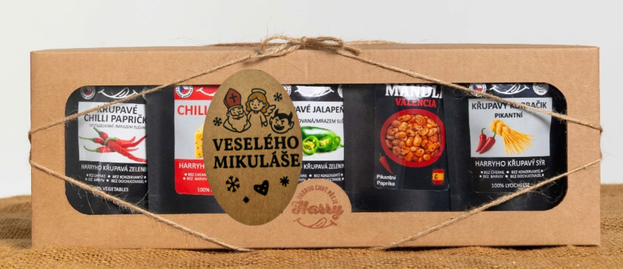 Křupavý Pikantní MIX 5ks veselého Mikuláše