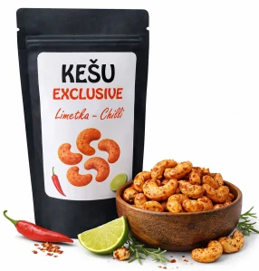 Kešu EXCLUSIVE Limetka a Chilli 200g