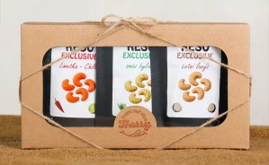 Dárková sada Kešu EXCLUSIVE mix Letní lanýž + směs bylinek + Limetka Chilli
