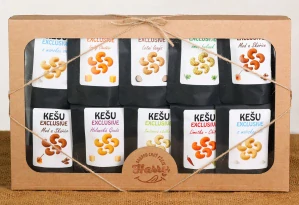 Dárková sada Kešu EXCLUSIVE mix 10 druhů TOP CHUŤ