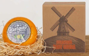 Baby gouda s bylinkami 450g v Dárkové krabičce
