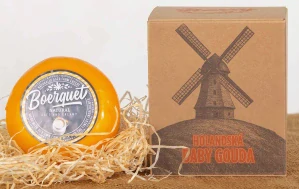 Baby gouda přírodní 450g v Dárkové krabičce