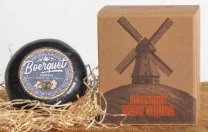 Baby gouda s lanýžem 450g v Dárkové krabičce