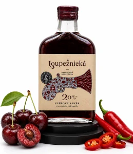 Višňový likér s chilli 20% - 200ml