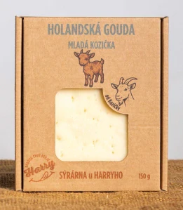 Kozí Gouda mladá v Dárkové krabičce