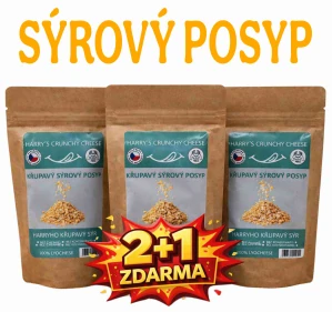 Sýrový křupavý posyp s bylinkami 50g 2+1 ZDARMA