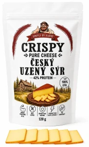 Crispy pure cheese Český uzený sýr 120g