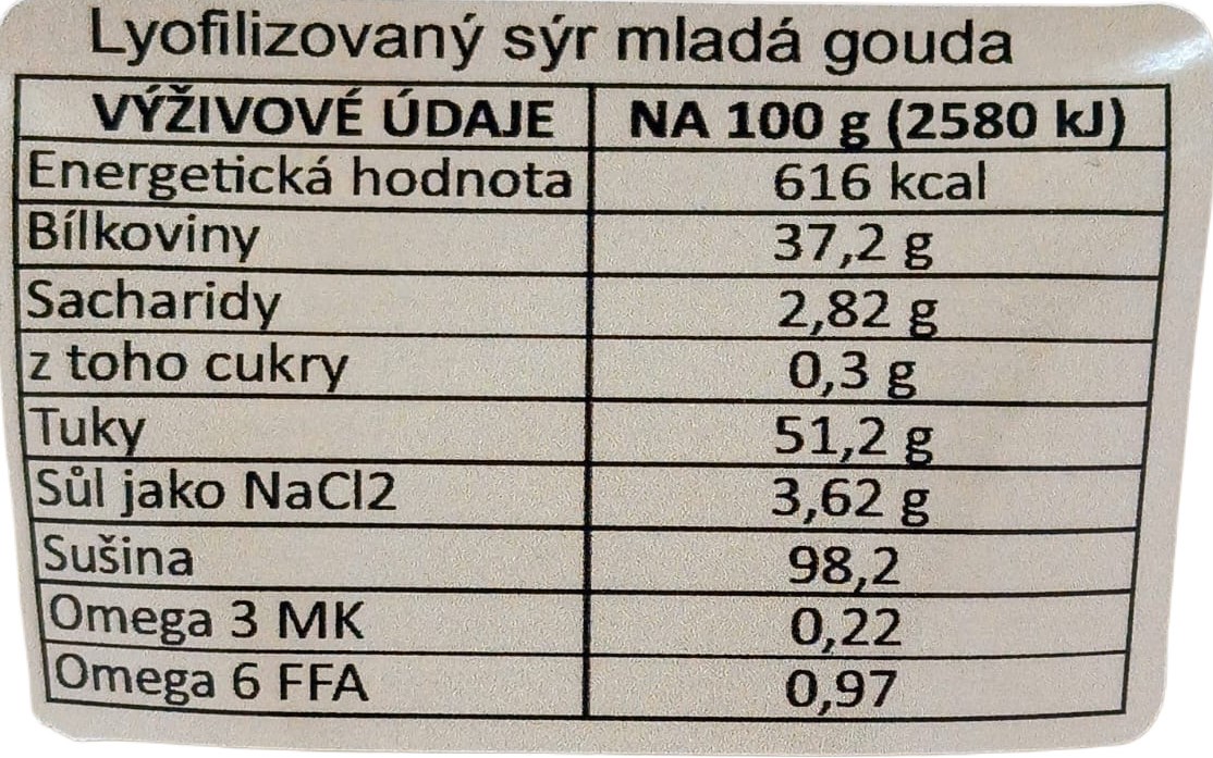 Gouda CHEESE ENERGY 4 YOU 37,2% PROTEIN 50g