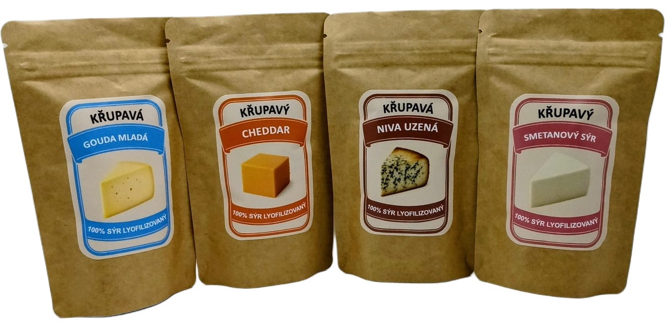 Křupavý sýrový výběr 4 sýrů od KRAVIČKY