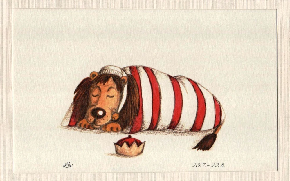 Čokoláda Belgická mléčná znamení Zvěrokruhu Lev 70g