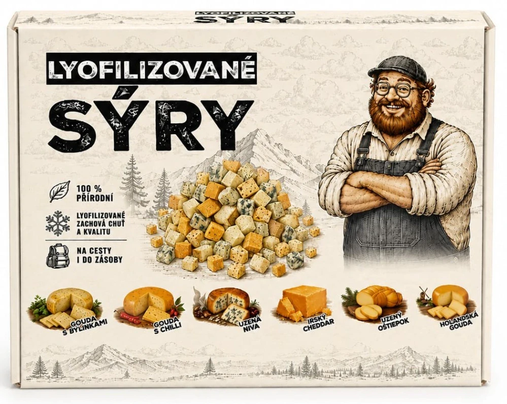 Gift Box De luxe od Harryho 6 sáčků křupavých sýrů