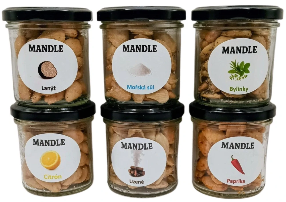 Dárková sada Kešu či Mandlí 6ks NAMIXUJ si SÁM Paní učitelce s láskou