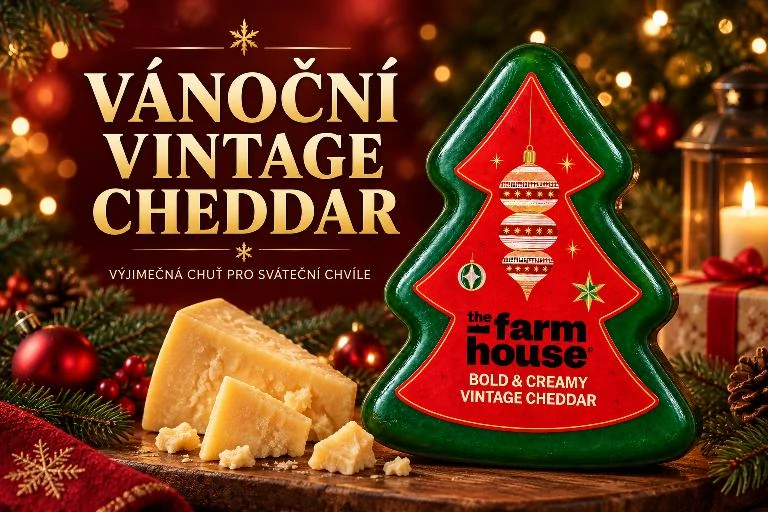 Cheddar Vintage 200g Vánoční stromeček od cca 16.10.2026 omezené množství !!