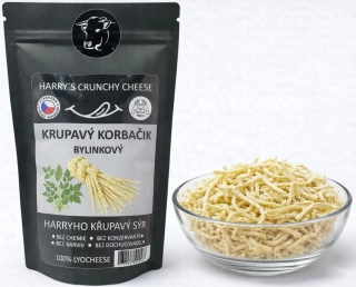 Křupavý sýr korbáčik bylinkový 80g