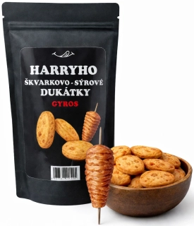 Sýrovo - škvarkové dukátky Gyros 120g