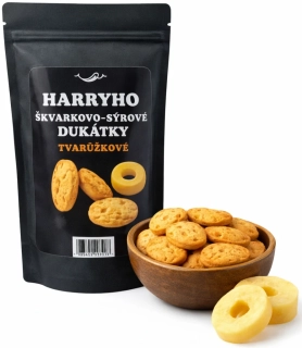 Sýrovo - škvarkové dukátky s Olomouckými tvarůžky 120g