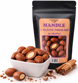 Mandle v Mléčné čokoládě se Skořicí 180g