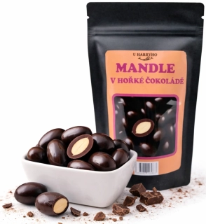 Mandle v hořké čokoládě 180g