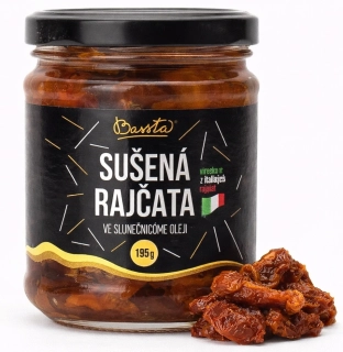 Bassta Rajčata ve slunečnicovém oleji 195g