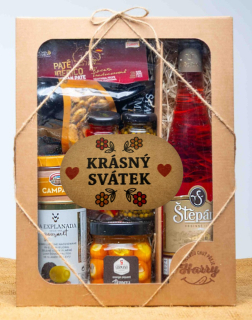 VELKÁ DÁRKOVÁ SADA s Růžovým vínem krásný svátek